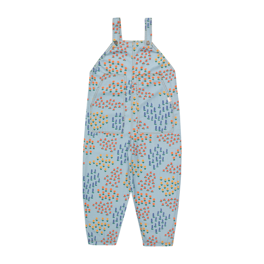 Garden Dungaree Milky Blue