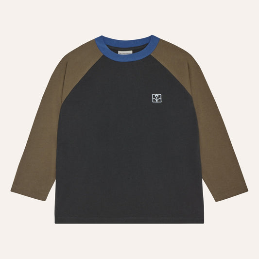 Grey Color Block Tshirt