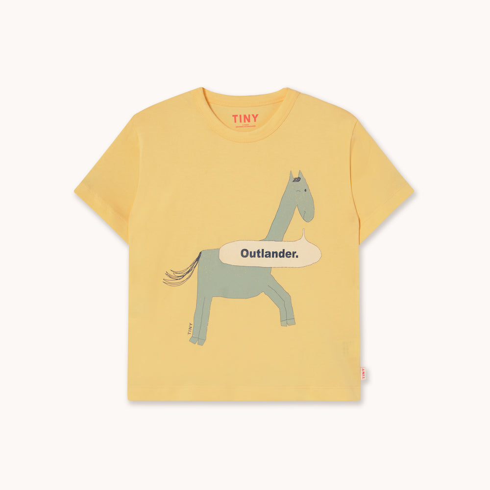 Horse Graphic Tee Mellow Yellow