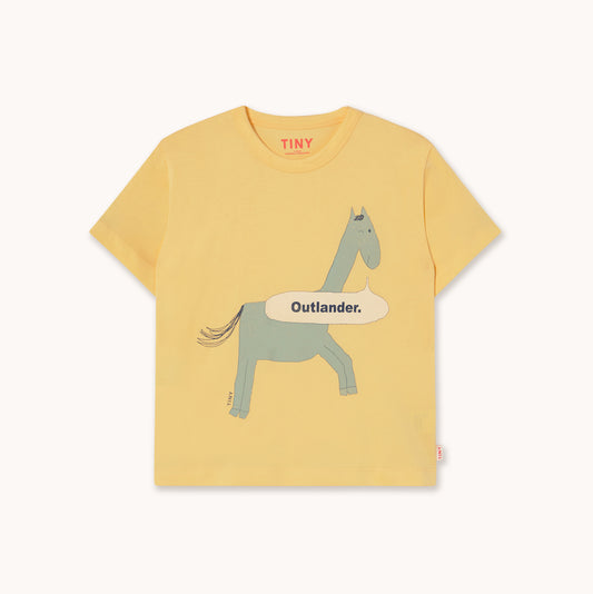 Horse Graphic Tee Mellow Yellow