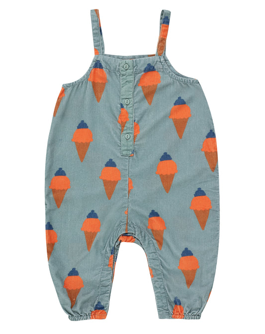 Ice Cream Baby Dungaree Sage