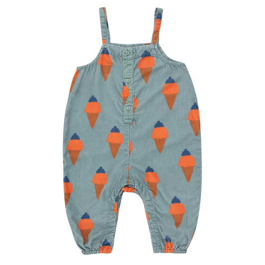 Ice Cream Baby Dungaree Sage