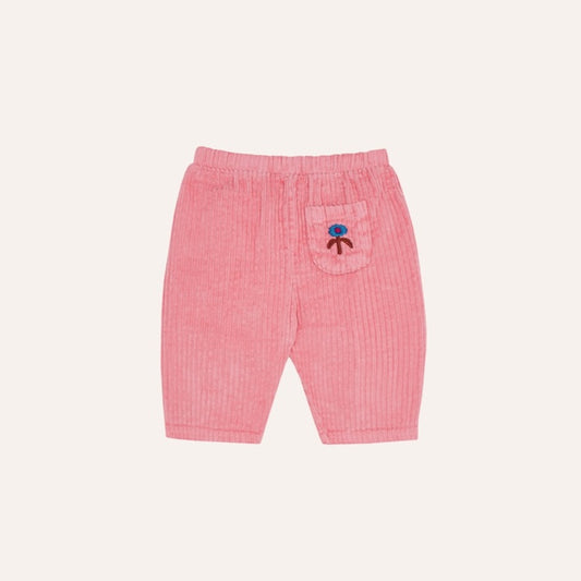 Pink Corduroy Baby Trousers