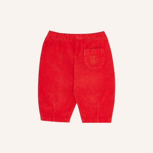 Red Corduroy Baby Trousers