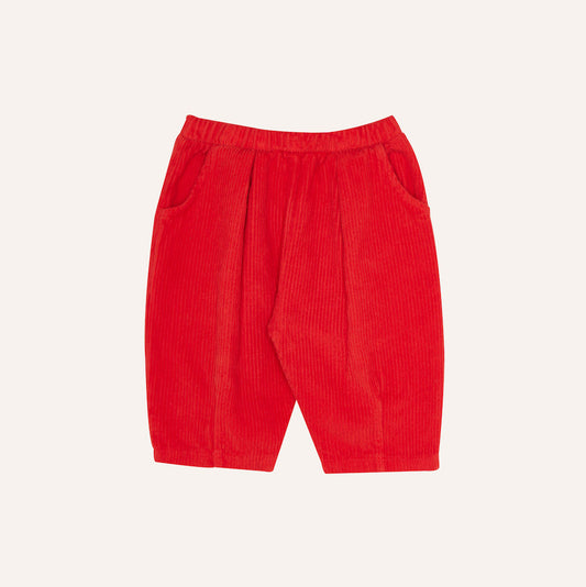 Red Corduroy Baby Trousers