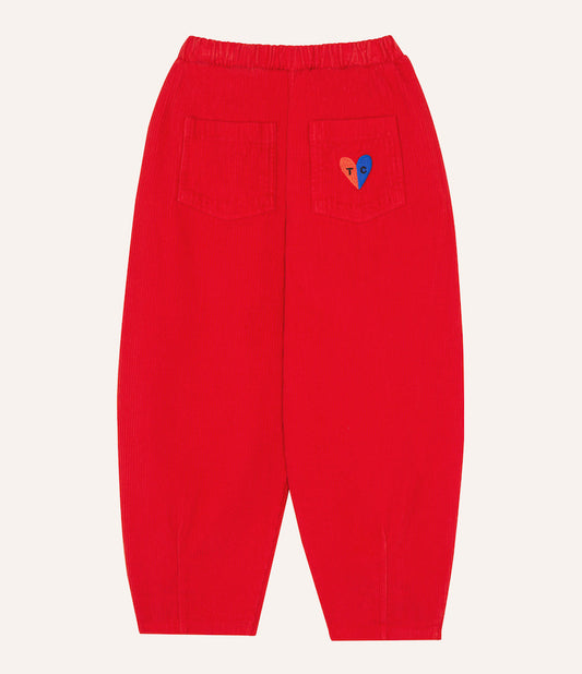 Red Corduroy Trousers