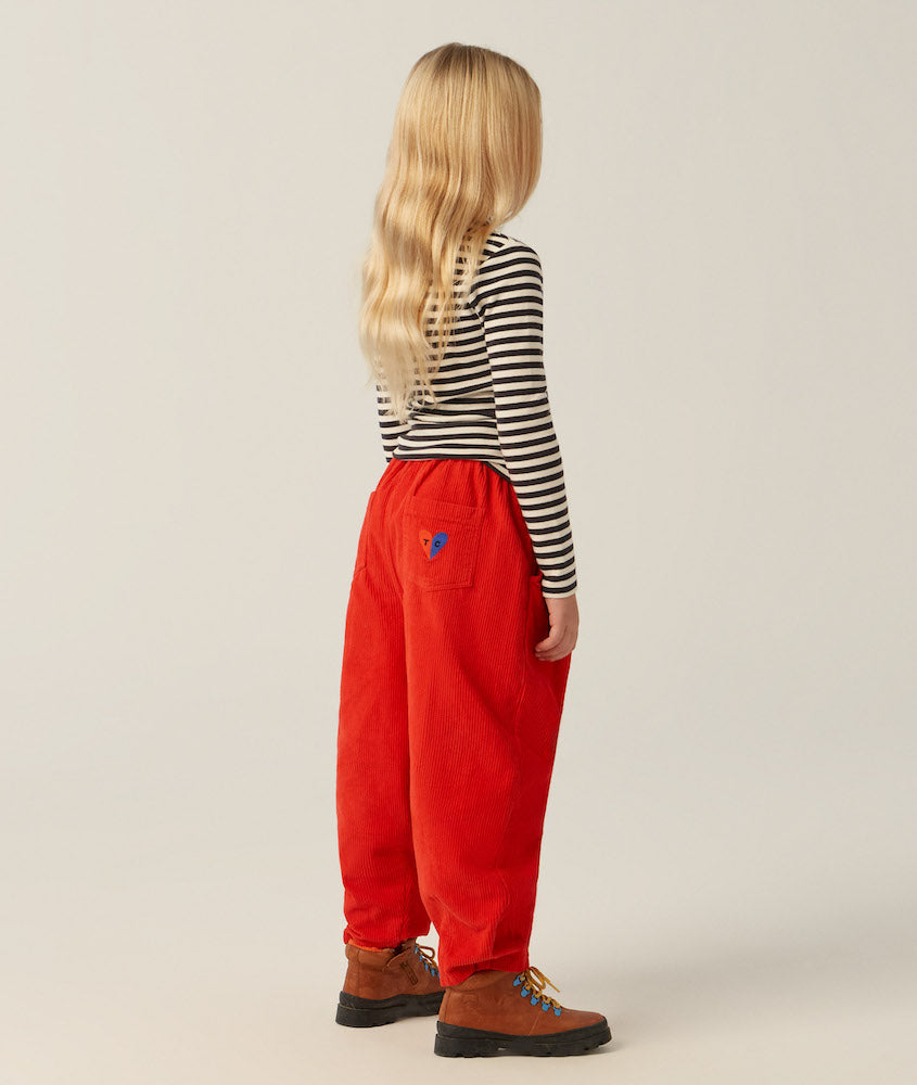 Red Corduroy Trousers