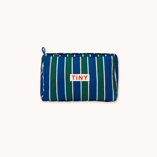 Stripes Pouch Dark Blue