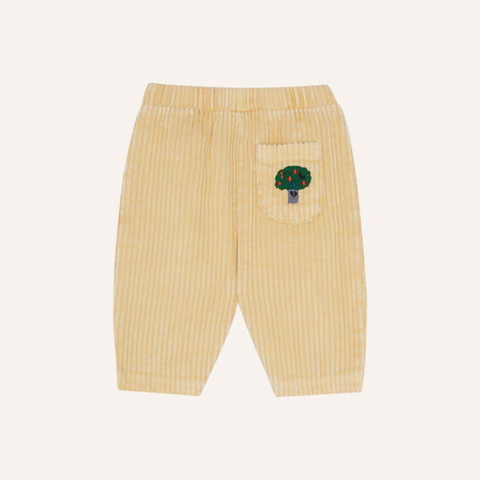 Yellow Corduroy Baby Trousers