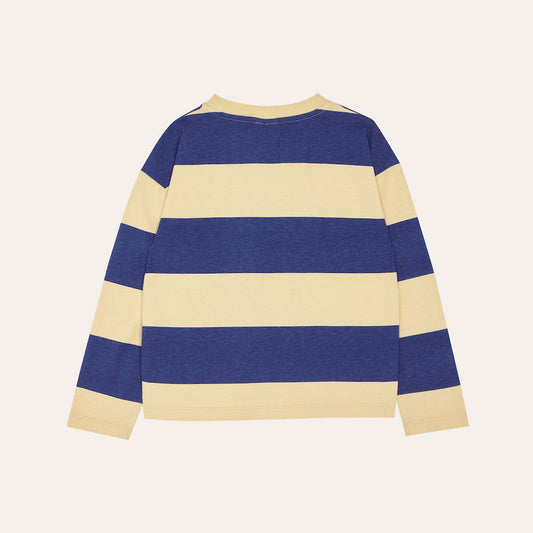 Blue Stripes Long Sleeve Kids T-Shirt