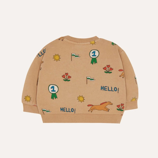 Horses Allover Baby Sweatshirt