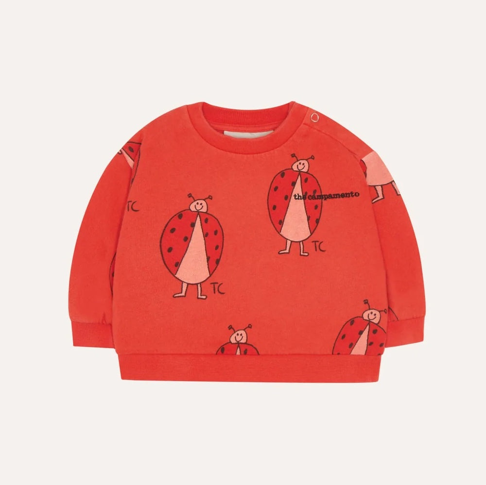 Ladybug Allover Baby Sweatshirt