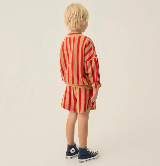Red Stripes Shorts