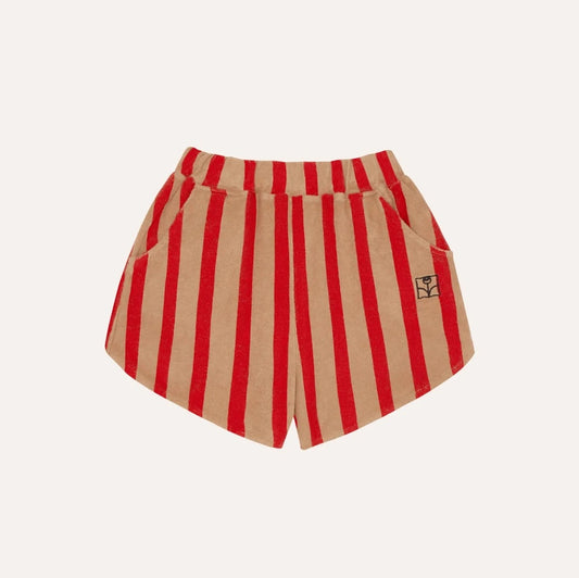 Red Stripes Shorts