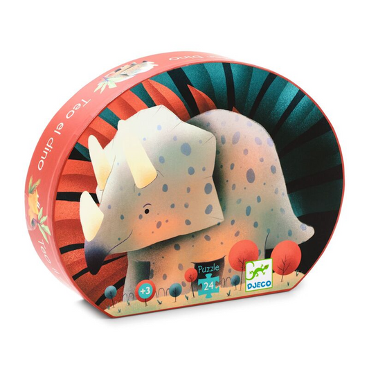 Teo The Dinosaur 24 Pc Silhouette Puzzle