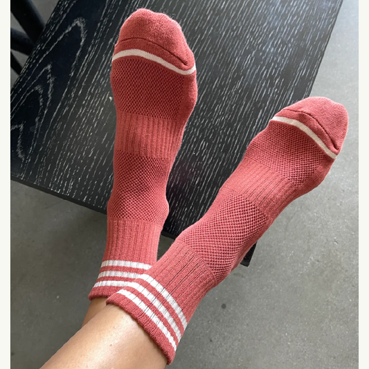 Girlfriend Socks Terracotta