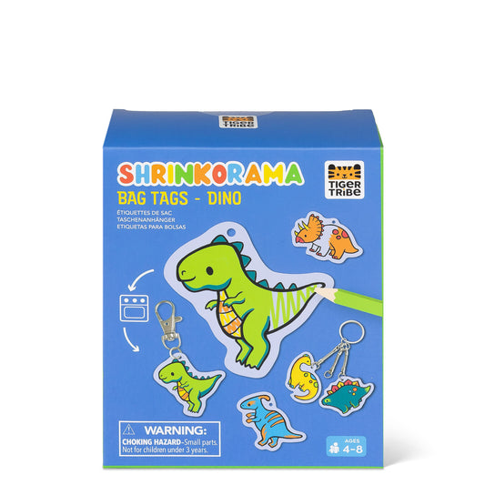 Shrinkorama Bag Tags Dino