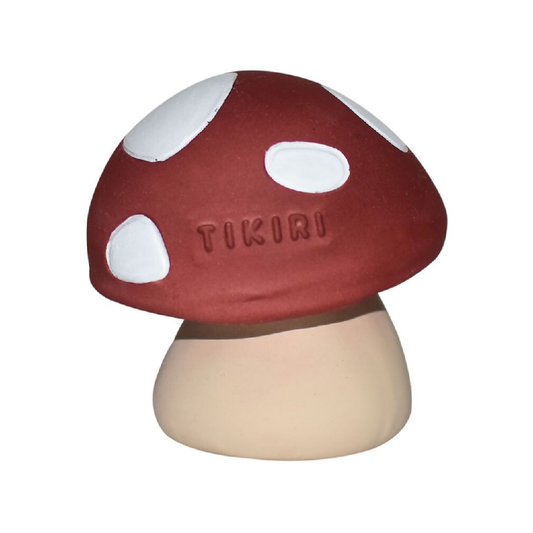 Mushroom Teether Rattle + Bath Toy