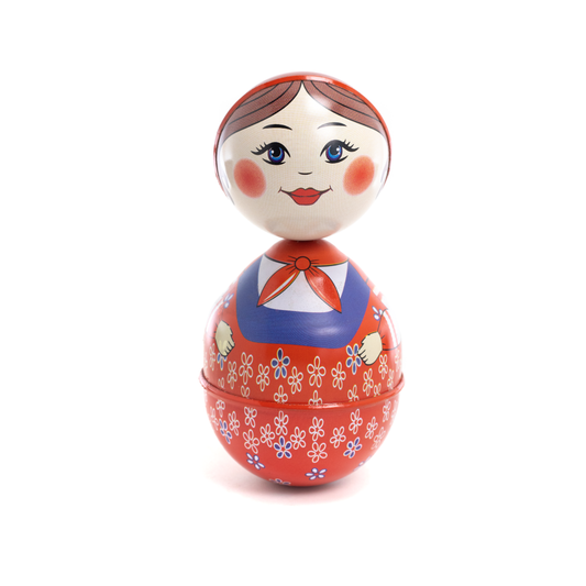 Tin Roly Poly Doll