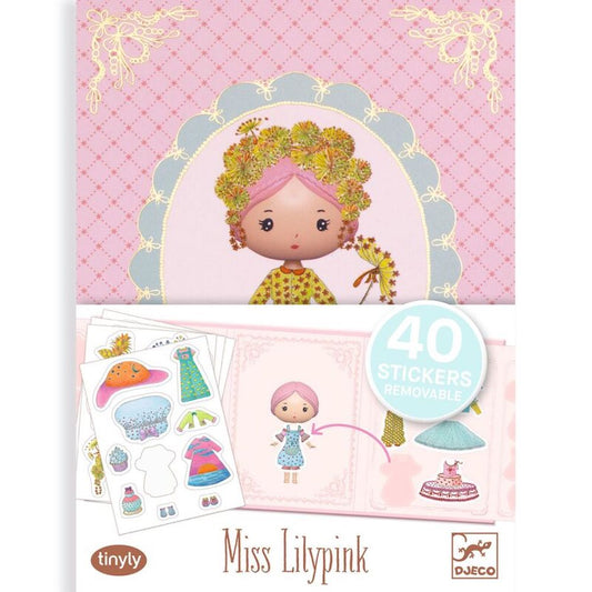 Miss Lilypink Tinyly Removable Sticker Set