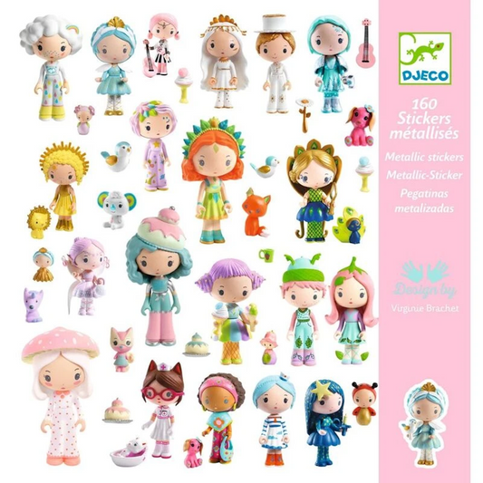 Tinyly Metallic Stickers 160 Sticker Sheet