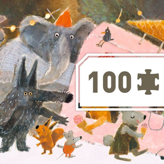 Djeco The Park puzzle completed