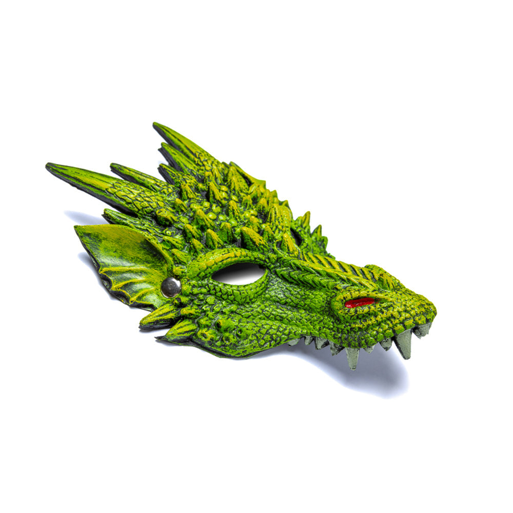 Great Pretenders Green Dragon Mask worn