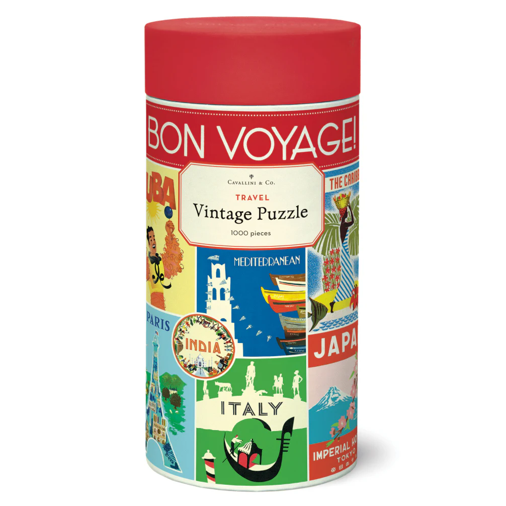 Travel Vintage Jigsaw Puzzle 1000pc