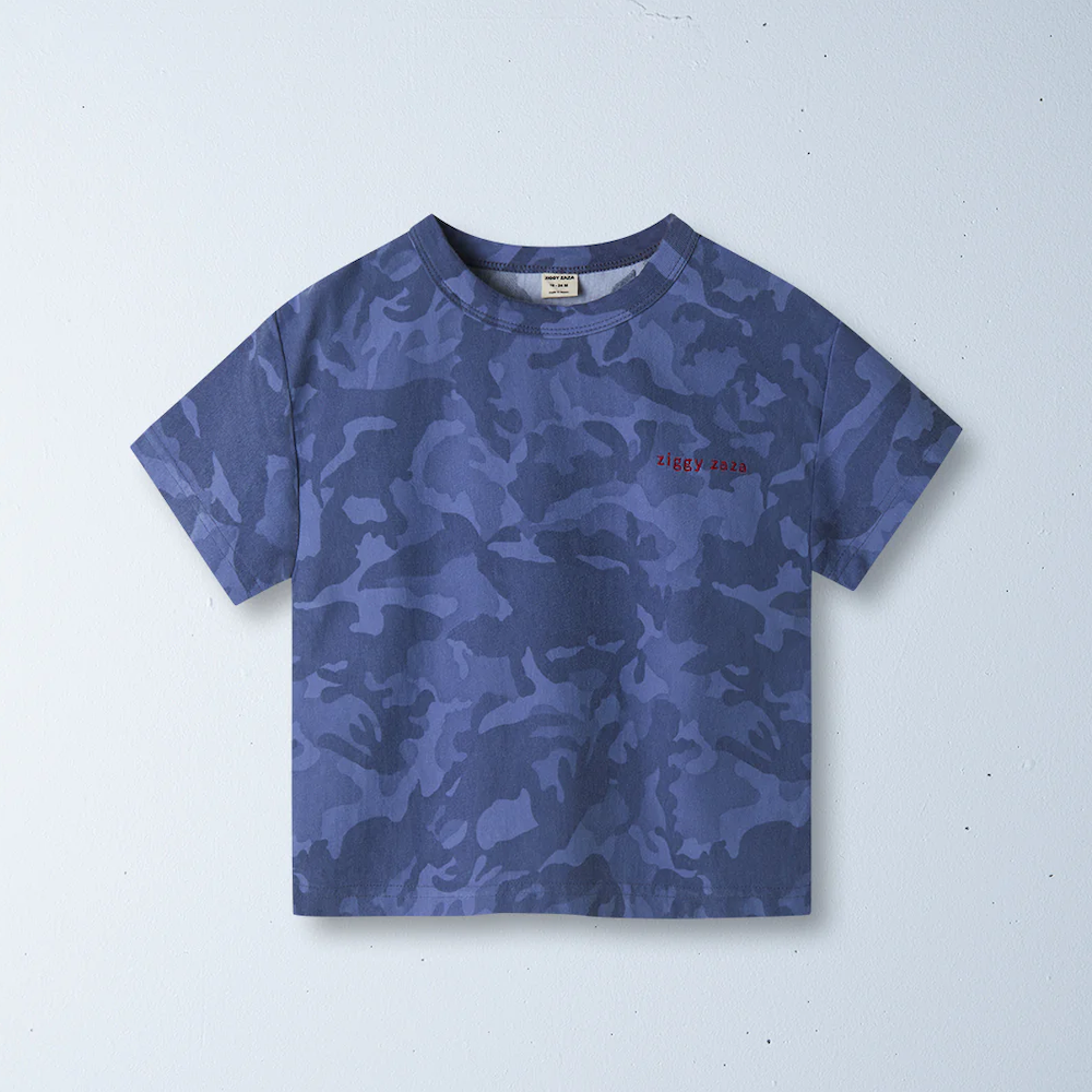Troop Camo Tee Blue