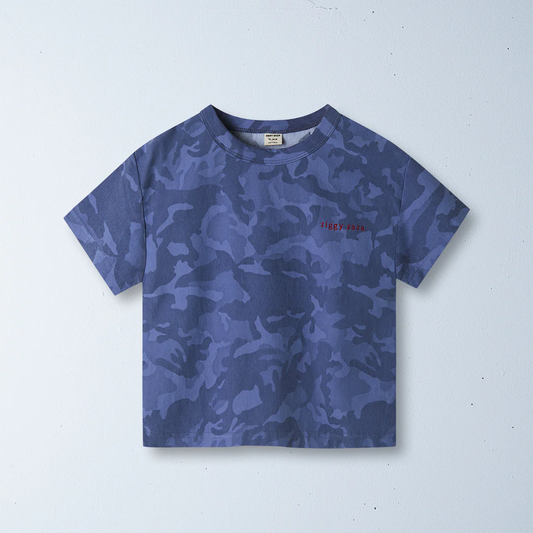 Troop Camo Tee Blue