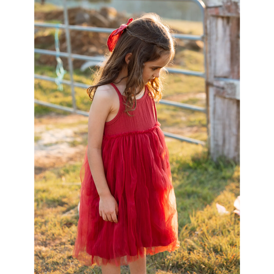 Bangalow Tutu Dress Red