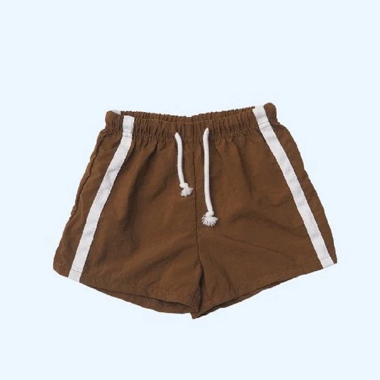 Twin Stripe Swim Short Caramello