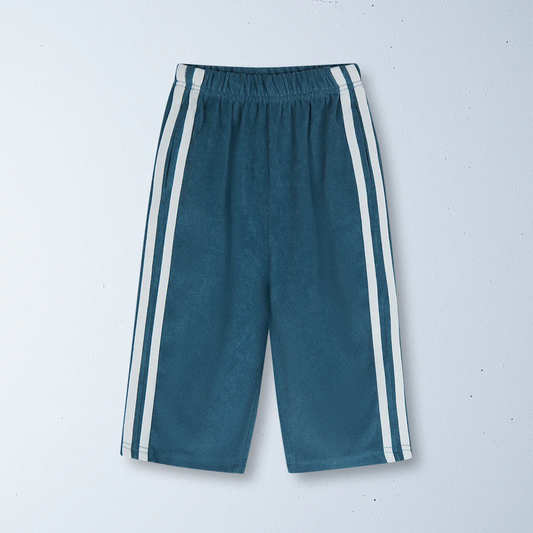Twin Stripe Terry Pant Ocean