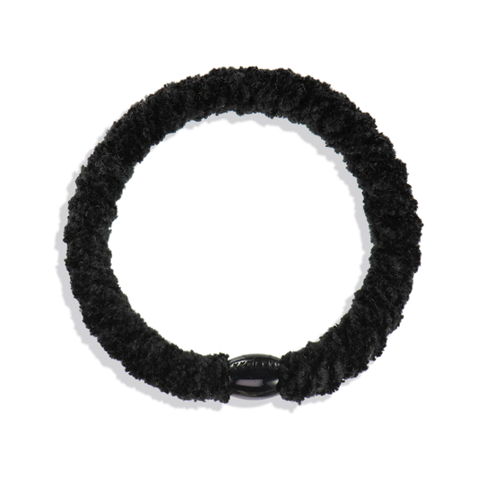 Velvet Black Hair Tie