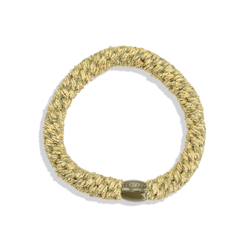 Velvet Glitter Army Hair Tie