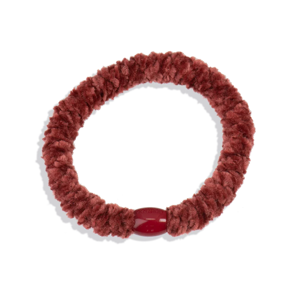 Velvet Rosewood Hair Tie