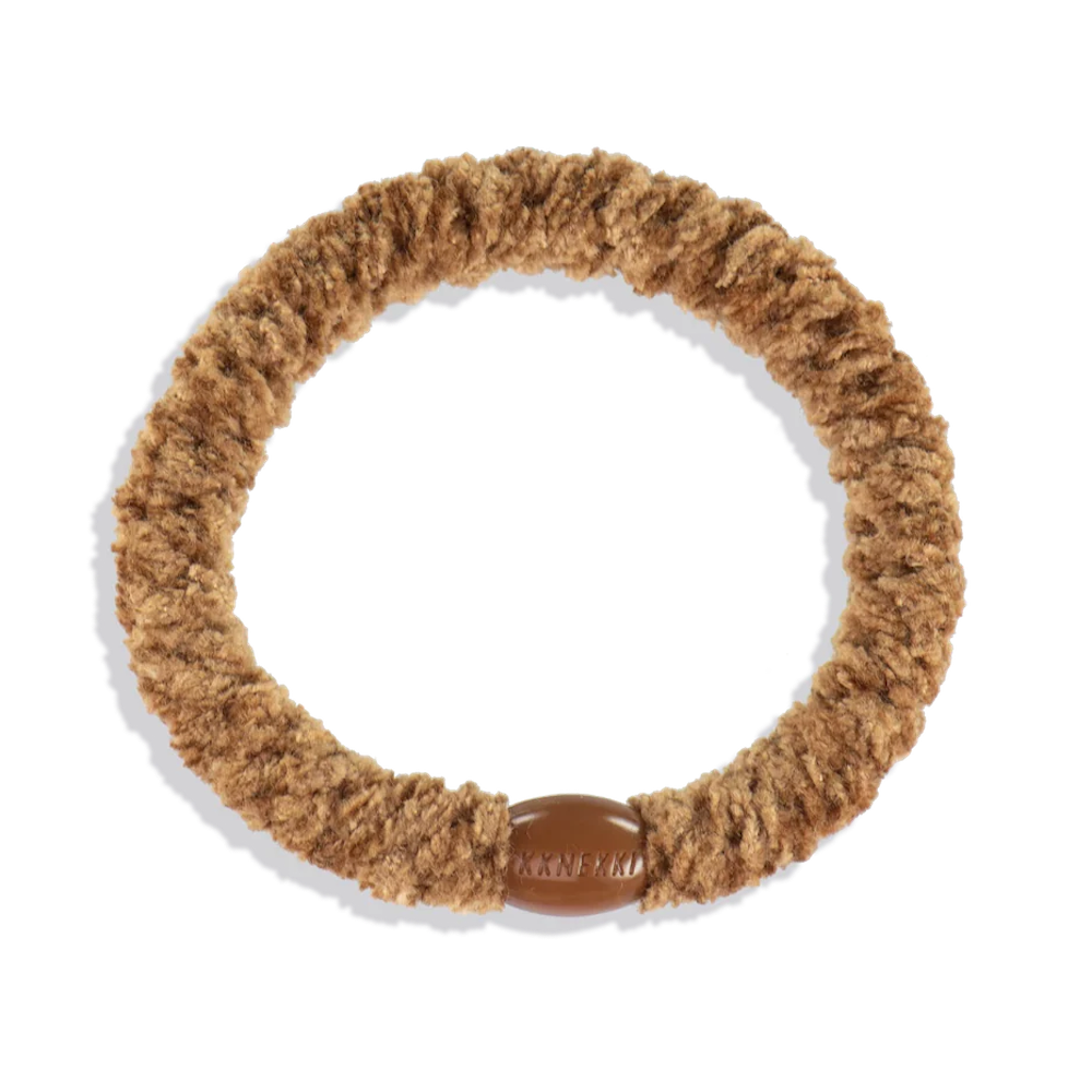 Velvet Taupe Hair Tie