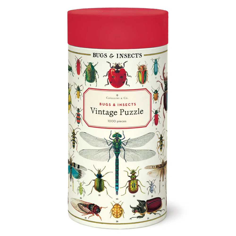 Bugs & Insects Vintage Jigsaw Puzzle 1000pc