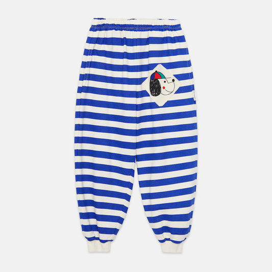 Happy Dog Stripes Sweatpants Ecru