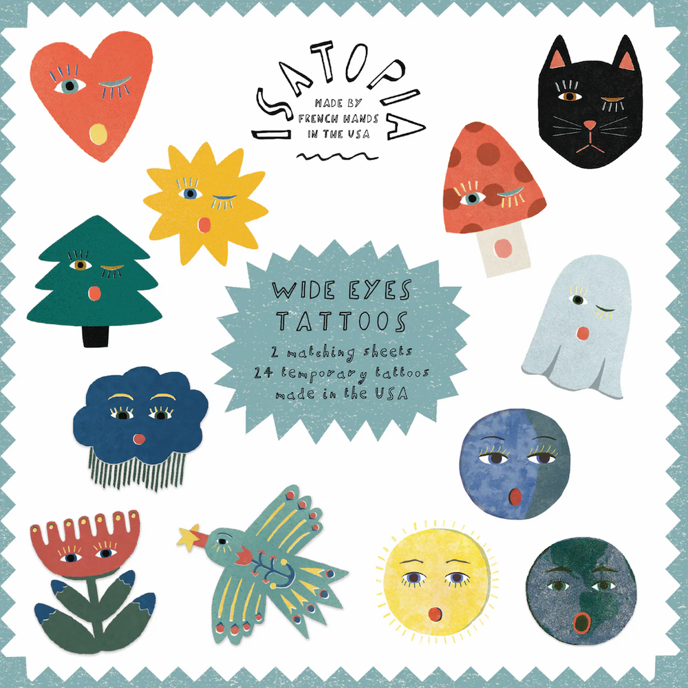 Wide Eyes Tattoo Sheets