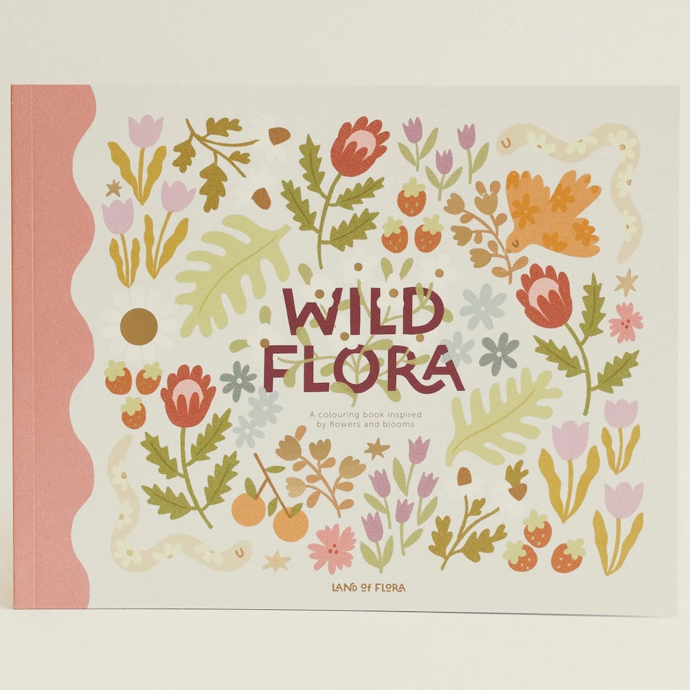 Wild Flora Colouring Book