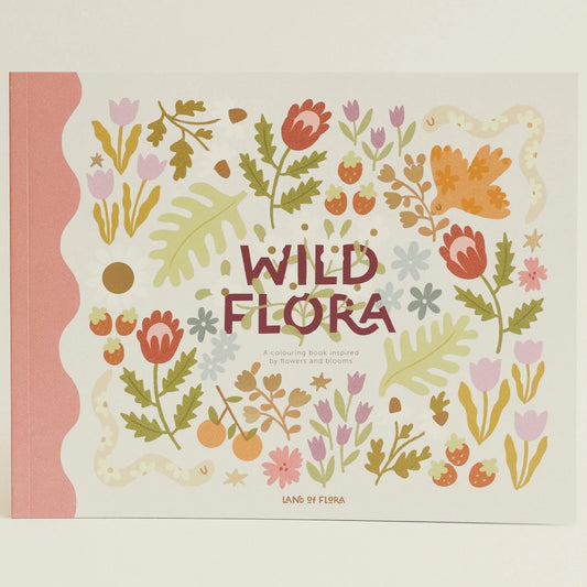 Wild Flora Colouring Book