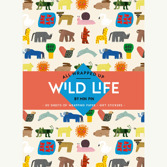All Wrapped Up: Wild Life Wrapping Paper By Min Pin