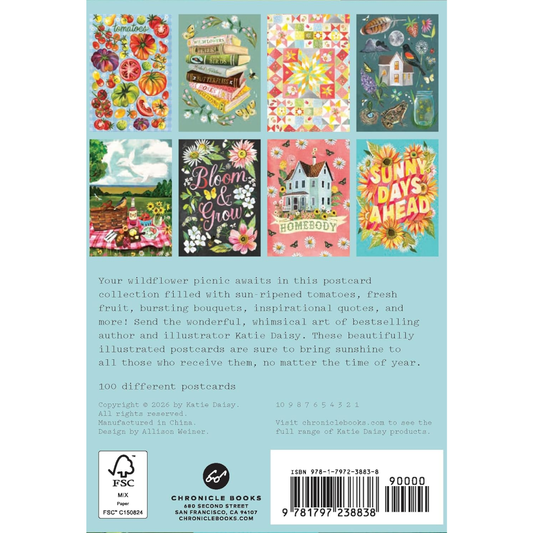Wildflower Picnic Postcards