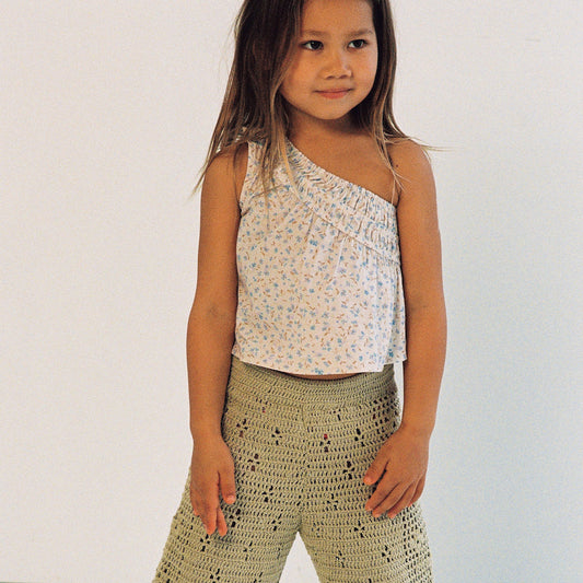 Kirra Top Indigo Bloom