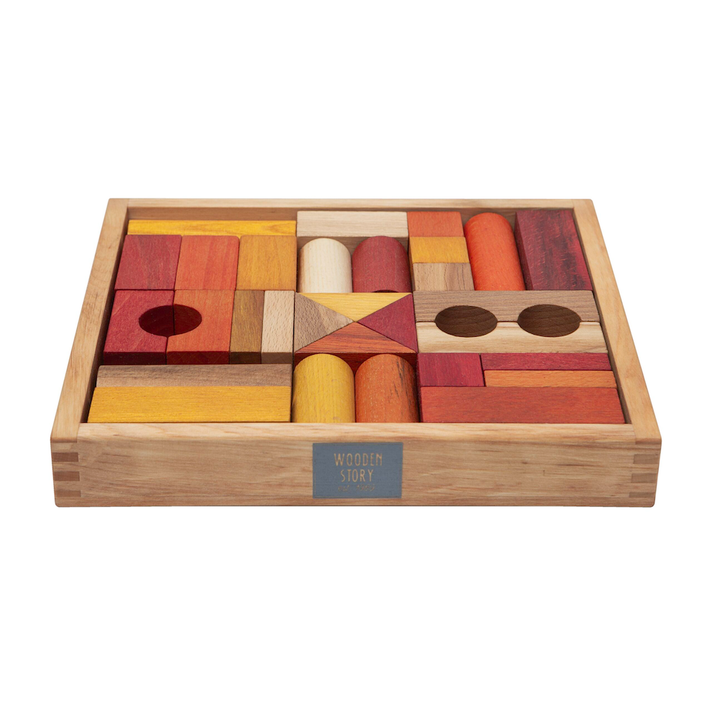 Warm Blocks In Tray 30 Pieces