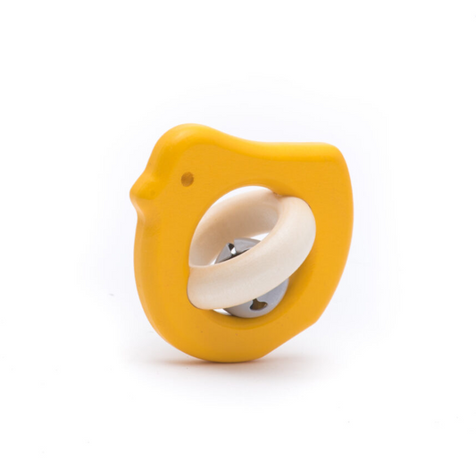 Bird Rattle Yellow