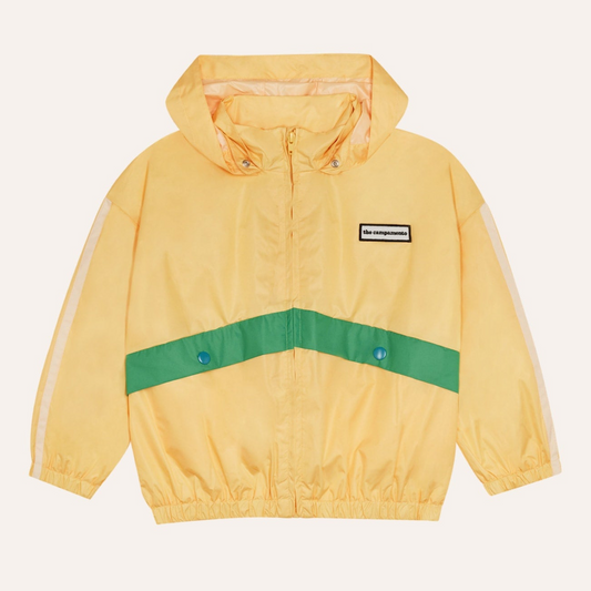 Yellow Colour Block Jacket