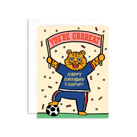 You're Grrreat Greeting Card