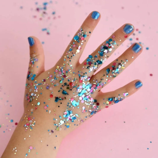 Mermaid Blue Water-Based, Scratch off Nail Polish